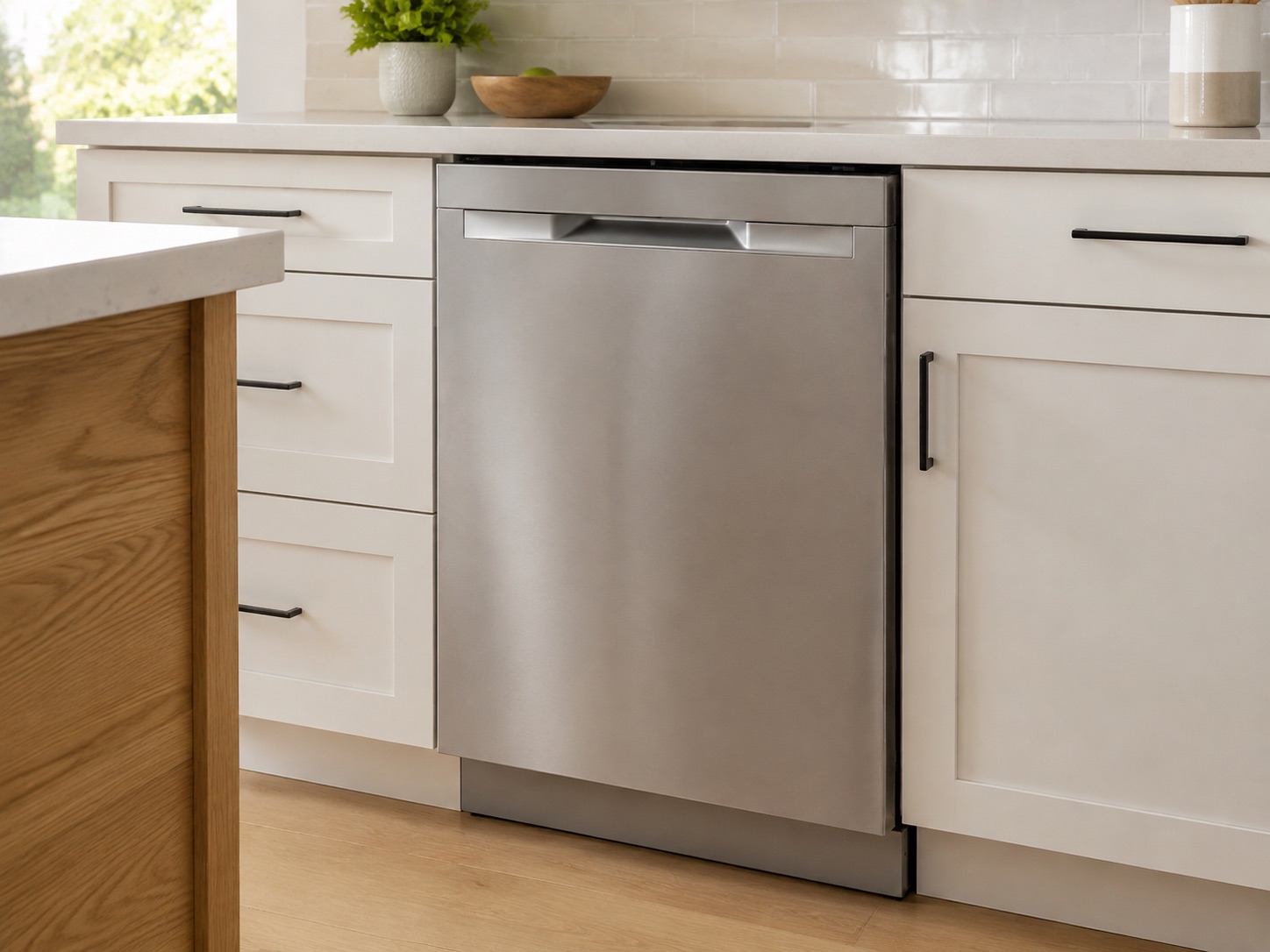 Dishwasher in a residential interior