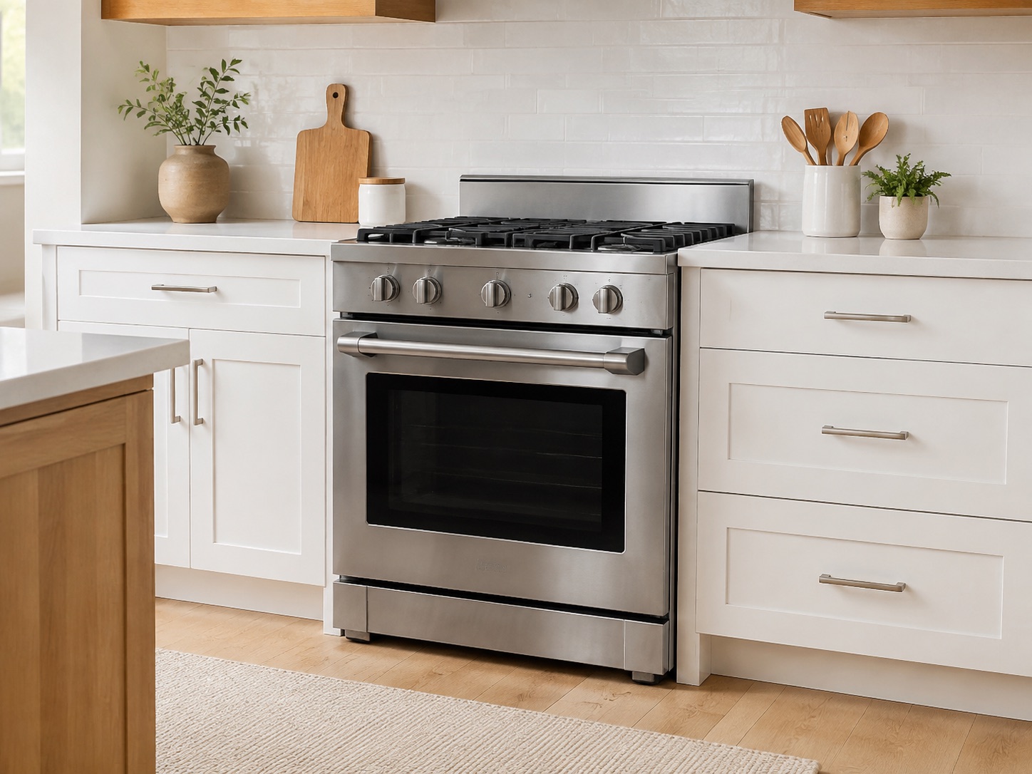 Range & Stove in a residential interior